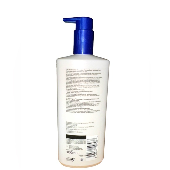 Neutrogena 48H Deep Moisture Fast Absorbing Body Lotion for Dry Skin (2 Ct.) - Picture 2 of 3